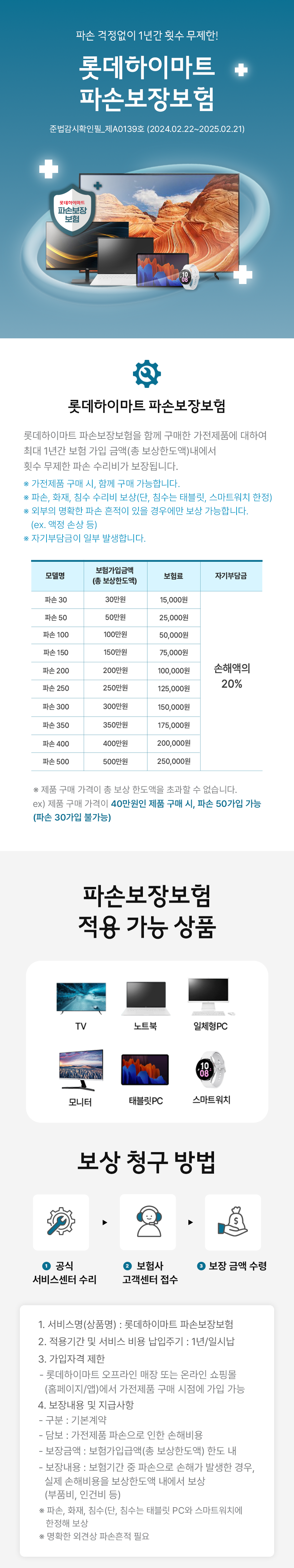 롯데하이마트 파손보장보험_메인이미지